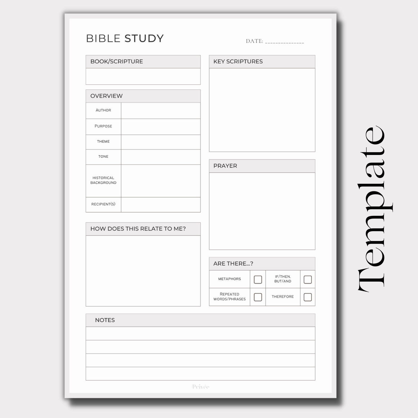 FREE Printable + Digital Bible Study Worksheet